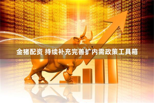 金猪配资 持续补充完善扩内需政策工具箱