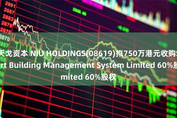 天戈资本 NIU HOLDINGS(08619)拟750万港元收购Smart Building Management System Limited 60%股权