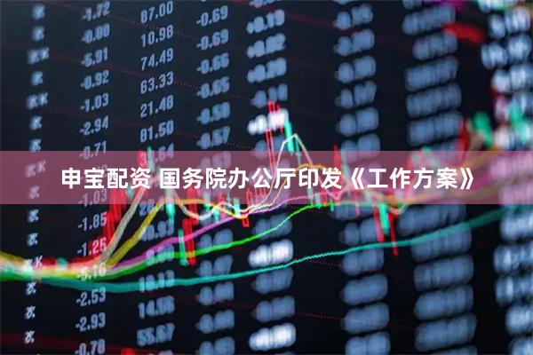 申宝配资 国务院办公厅印发《工作方案》